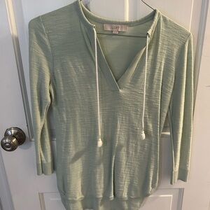LOFT Mint Green Knit Top